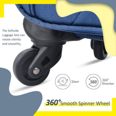 3-Piece Expandable Softside Luggage Set