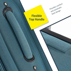 3-Piece Expandable Softside Luggage Set