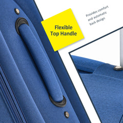 3-Piece Expandable Softside Luggage Set