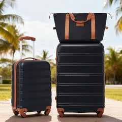 2-Piece Hardshell Luggage Set with Travel Bag