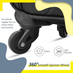 3-Piece Expandable Softside Luggage Set