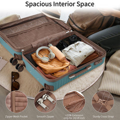 4-Piece Hardshell Luggage Set with Packing Cubes