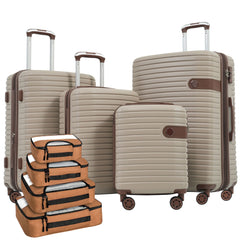 4-Piece Hardshell Luggage Set with Packing Cubes