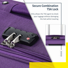 3-Piece Expandable Softside Luggage Set