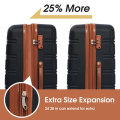 5-Piece Hardshell Luggage Set with Travel Bag