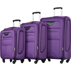 3-Piece Expandable Softside Luggage Set