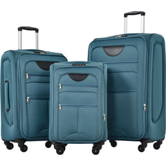 3-Piece Expandable Softside Luggage Set