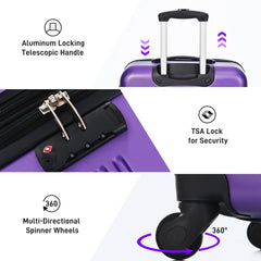 5-Piece Hardshell Luggage Set with Travel Bag