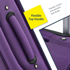 3-Piece Expandable Softside Luggage Set