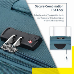 3-Piece Expandable Softside Luggage Set