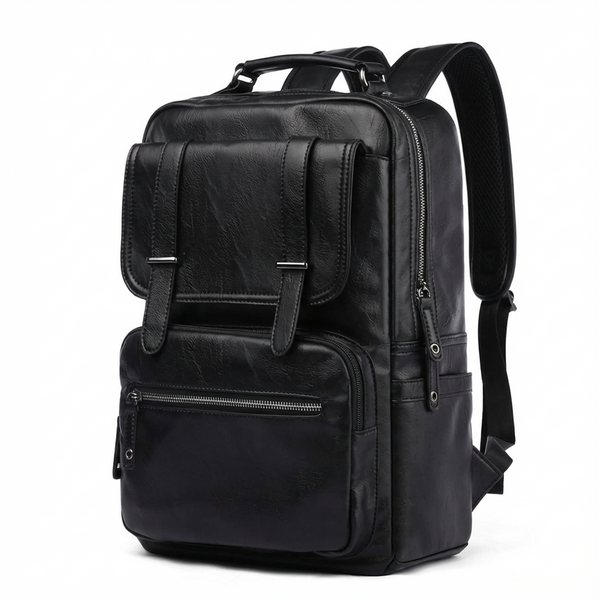 Men’s Vegan Leather Backpack