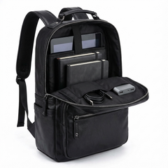 Men’s Vegan Leather Backpack