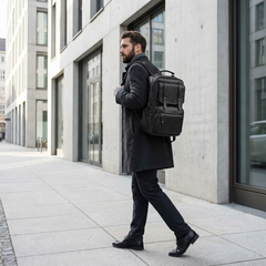 Men’s Vegan Leather Backpack