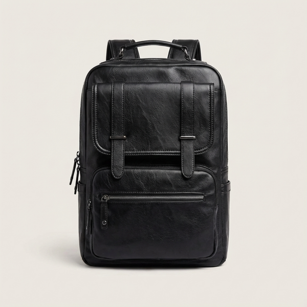 Men’s Vegan Leather Backpack