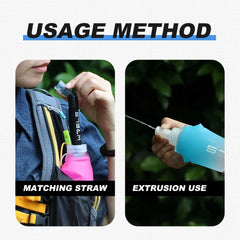 Folding TPU Soft Flask Water Bottle