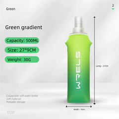 Folding TPU Soft Flask Water Bottle