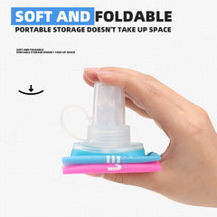 Folding TPU Soft Flask Water Bottle