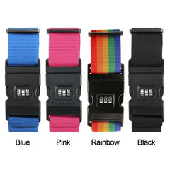 Adjustable Luggage Belt Elastic Suitcase Security Strap for Travel & Carry-On