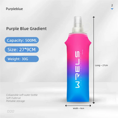 Folding TPU Soft Flask Water Bottle