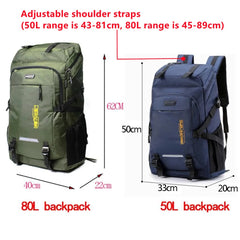 50L/80L Outdoor Hiking Backpack