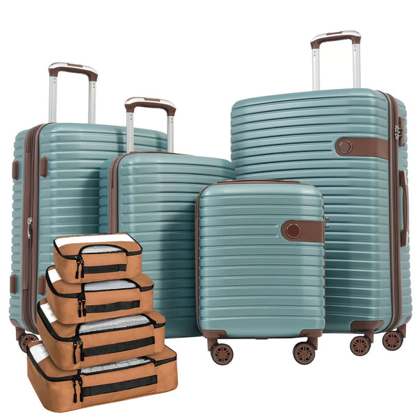 4-Piece Hardshell Luggage Set with Packing Cubes