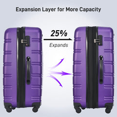5-Piece Hardshell Luggage Set with Travel Bag