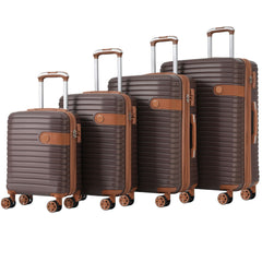 4-Piece Hardshell Luggage Set with Packing Cubes