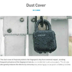 Dabsfavshop Waterproof Fingerprint Padlock - Secure Locks