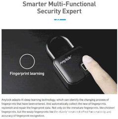Dabsfavshop Waterproof Fingerprint Padlock - Secure Locks