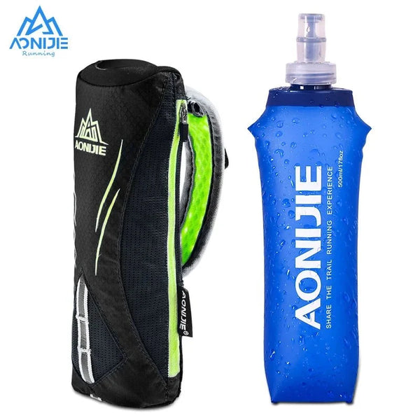 AONIJIE 500ml Handheld Running Water Bottle