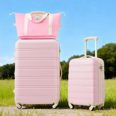 2-Piece Hardshell Luggage Set with Travel Bag