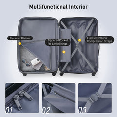 5-Piece Hardshell Luggage Set with Travel Bag