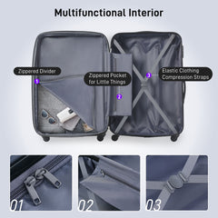 5-Piece Hardshell Luggage Set with Travel Bag