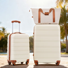 2-Piece Hardshell Luggage Set with Travel Bag