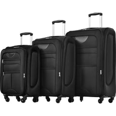 3-Piece Expandable Softside Luggage Set