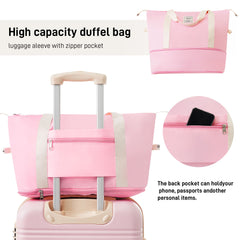 2-Piece Hardshell Luggage Set with Travel Bag