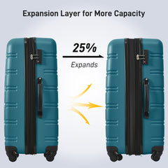 5-Piece Hardshell Luggage Set with Travel Bag