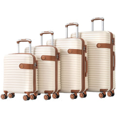 4-Piece Hardshell Luggage Set with Packing Cubes