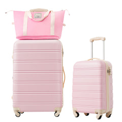 2-Piece Hardshell Luggage Set with Travel Bag