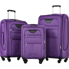 3-Piece Expandable Softside Luggage Set