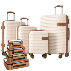 4-Piece Hardshell Luggage Set with Packing Cubes