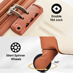 5-Piece Hardshell Luggage Set with Travel Bag
