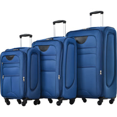 3-Piece Expandable Softside Luggage Set