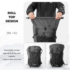 30–35L Large-Capacity Hiking Backpack